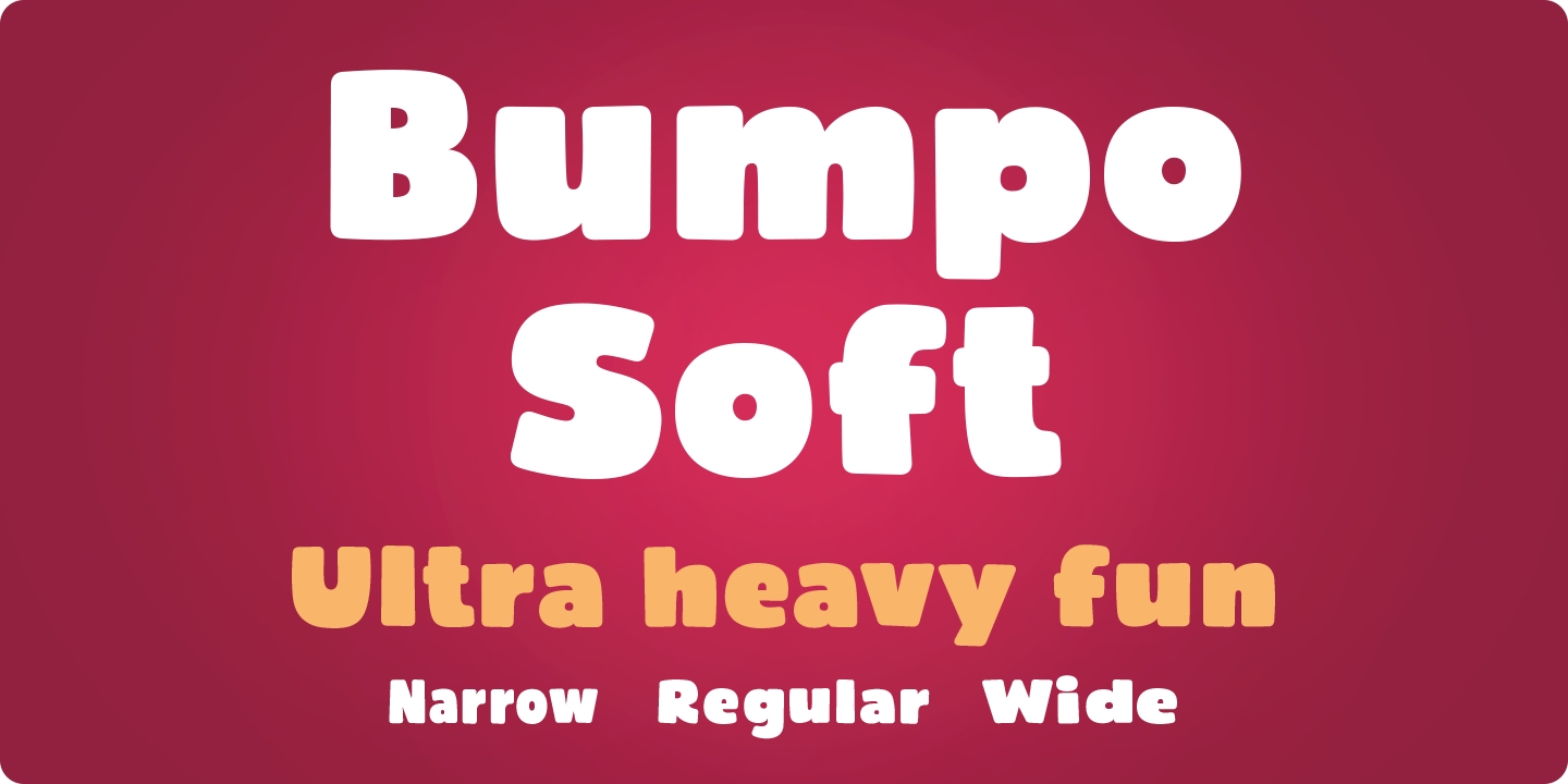 Font Bumpo Soft